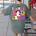 1st Grade Boo Crew Halloween First Grade Halloween Teacher Women's Comfort Colors T-Shirt Back Print Moss 1st Grade Boo Crew Halloween First Grade Halloween Teacher Women's Comfort Colors T-Shirt Back Print Moss