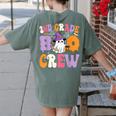 2nd Grade Boo Crew Spooky Second Grade Halloween Teacher Women's Comfort Colors T-Shirt Back Print Moss 2nd Grade Boo Crew Spooky Second Grade Halloween Teacher Women's Comfort Colors T-Shirt Back Print Moss