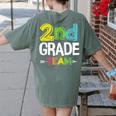 2nd Grade Team T-Shirt 2nd Grade Squad Teacher Women's Comfort Colors T-Shirt Back Print Moss 2nd Grade Team T-Shirt 2nd Grade Squad Teacher Women's Comfort Colors T-Shirt Back Print Moss