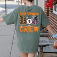 3rd Grade Boo Crew Halloween Teachers Students Costume Women's Comfort Colors T-Shirt Back Print Moss 3rd Grade Boo Crew Halloween Teachers Students Costume Women's Comfort Colors T-Shirt Back Print Moss