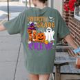 4th Grade Boo Crew Teacher Student Halloween Costume Women's Comfort Colors T-Shirt Back Print Moss 4th Grade Boo Crew Teacher Student Halloween Costume Women's Comfort Colors T-Shirt Back Print Moss