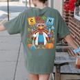 67 Chemistry Science Teacher Periodic Table Thanksgiving Women's Comfort Colors T-Shirt Back Print Moss