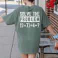 67 Meme PEMDAS Elementary Math Teacher Brain Rot Joke Women's Comfort Colors T-Shirt Back Print Moss 67 Meme PEMDAS Elementary Math Teacher Brain Rot Joke Women's Comfort Colors T-Shirt Back Print Moss