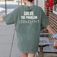 67 Meme PEMDAS Elementary Math Teacher Joke Brainrot Premium Tri-Blend Women's Comfort Colors T-Shirt Back Print Moss 67 Meme PEMDAS Elementary Math Teacher Joke Brainrot Premium Tri-Blend Women's Comfort Colors T-Shirt Back Print Moss