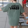 67 Meme Square Root 4489 Six Seven Slang Math Teacher Women's Comfort Colors T-Shirt Back Print Moss 67 Meme Square Root 4489 Six Seven Slang Math Teacher Women's Comfort Colors T-Shirt Back Print Moss