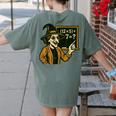 67 Teacher Halloween Witch Six Seven Meme Brainrot Math Joke Women's Comfort Colors T-Shirt Back Print Moss