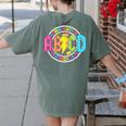 ABCD Kindergarten Rocks Back To School Teachers Students Women's Comfort Colors T-Shirt Back Print Moss ABCD Kindergarten Rocks Back To School Teachers Students Women's Comfort Colors T-Shirt Back Print Moss