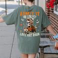 Admit It You Low Key Love Art Bruh Halloween Art Teacher Women's Comfort Colors T-Shirt Back Print Moss Admit It You Low Key Love Art Bruh Halloween Art Teacher Women's Comfort Colors T-Shirt Back Print Moss