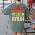 Admit It You Low Key Love Technology Bruh Teacher Kid Women's Comfort Colors T-Shirt Back Print Moss Admit It You Low Key Love Technology Bruh Teacher Kid Women's Comfort Colors T-Shirt Back Print Moss