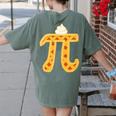 Apple Pi Pie Pun Math Teacher Pi Day 2020 Women's Comfort Colors T-Shirt Back Print Moss Apple Pi Pie Pun Math Teacher Pi Day 2020 Women's Comfort Colors T-Shirt Back Print Moss