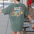 Lets Make Art Colerful Artists Painter Art Teacher Men Women Girls Kids Women's Comfort Colors T-Shirt Back Print Moss Lets Make Art Colerful Artists Painter Art Teacher Men Women Girls Kids Women's Comfort Colors T-Shirt Back Print Moss