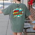 Art Is My Superpower Comic Artist Art Teacher Superhero Women's Comfort Colors T-Shirt Back Print Moss Art Is My Superpower Comic Artist Art Teacher Superhero Women's Comfort Colors T-Shirt Back Print Moss
