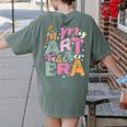In My Art Teacher Era Teaching Future Artist Back To School Women's Comfort Colors T-Shirt Back Print Moss In My Art Teacher Era Teaching Future Artist Back To School Women's Comfort Colors T-Shirt Back Print Moss