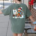 Artist Gingerbread Painter Art Teacher Student Christmas Women's Comfort Colors T-Shirt Back Print Moss Artist Gingerbread Painter Art Teacher Student Christmas Women's Comfort Colors T-Shirt Back Print Moss