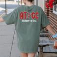 ATGC Teacher Student Biology Women's Comfort Colors T-Shirt Back Print Moss ATGC Teacher Student Biology Women's Comfort Colors T-Shirt Back Print Moss
