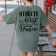 Athlete Plus Artist Equals Dancer Ballerina Teacher Student For Men Women Kids Women's Comfort Colors T-Shirt Back Print Moss Athlete Plus Artist Equals Dancer Ballerina Teacher Student For Men Women Kids Women's Comfort Colors T-Shirt Back Print Moss