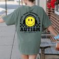 Autism Awareness Acceptance Special Education Teacher Kids Women's Comfort Colors T-Shirt Back Print Moss Autism Awareness Acceptance Special Education Teacher Kids Women's Comfort Colors T-Shirt Back Print Moss