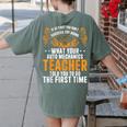 Auto Mechanic Teacher Car Repair Auto Mechanic Women's Comfort Colors T-Shirt Back Print Moss Auto Mechanic Teacher Car Repair Auto Mechanic Women's Comfort Colors T-Shirt Back Print Moss
