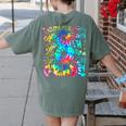 Back To School Eighth 8th Grade Tie Dye Typography Teacher Women's Comfort Colors T-Shirt Back Print Moss Back To School Eighth 8th Grade Tie Dye Typography Teacher Women's Comfort Colors T-Shirt Back Print Moss