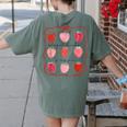 Bilingual Education Is My Jam Strawberry Spanish Teacher Women's Comfort Colors T-Shirt Back Print Moss Bilingual Education Is My Jam Strawberry Spanish Teacher Women's Comfort Colors T-Shirt Back Print Moss