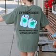Biology T Shirts Science Biology Teacher Idea Women's Comfort Colors T-Shirt Back Print Moss