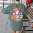 Be A Bucket Filler Teacher Teaching Groovy Back To School For Men Women Women's Comfort Colors T-Shirt Back Print Moss Be A Bucket Filler Teacher Teaching Groovy Back To School For Men Women Women's Comfort Colors T-Shirt Back Print Moss