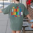 I Build Leaders Bricks Building Blocks Teacher Brick Builder Women's Comfort Colors T-Shirt Back Print Moss I Build Leaders Bricks Building Blocks Teacher Brick Builder Women's Comfort Colors T-Shirt Back Print Moss