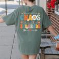 Some Call It Chaos We Call It 3rd Grade Third Grade Teachers Men Women Kids Women's Comfort Colors T-Shirt Back Print Moss Some Call It Chaos We Call It 3rd Grade Third Grade Teachers Men Women Kids Women's Comfort Colors T-Shirt Back Print Moss