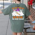 You Can't Scare Me I'm A 2nd Grade Teacher Halloween Women's Comfort Colors T-Shirt Back Print Moss You Can't Scare Me I'm A 2nd Grade Teacher Halloween Women's Comfort Colors T-Shirt Back Print Moss