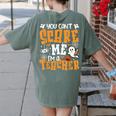 You Can't Scare Me I'm A Teacher Halloween Spooky Season Women's Comfort Colors T-Shirt Back Print Moss You Can't Scare Me I'm A Teacher Halloween Spooky Season Women's Comfort Colors T-Shirt Back Print Moss