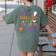 You Cant Scare Me Im A Preschool Teacher Women's Comfort Colors T-Shirt Back Print Moss You Cant Scare Me Im A Preschool Teacher Women's Comfort Colors T-Shirt Back Print Moss