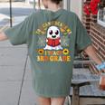 You Cant Scare Me I Teach 3rd Grade Teacher Halloween Women's Comfort Colors T-Shirt Back Print Moss You Cant Scare Me I Teach 3rd Grade Teacher Halloween Women's Comfort Colors T-Shirt Back Print Moss