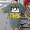 You Can't Scare Me I Teach 5th Grade Teacher Halloween Women's Comfort Colors T-Shirt Back Print Moss You Can't Scare Me I Teach 5th Grade Teacher Halloween Women's Comfort Colors T-Shirt Back Print Moss