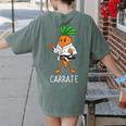 Carrate Karate Carrot Student Teacher Trainee Trainor Women's Comfort Colors T-Shirt Back Print Moss Carrate Karate Carrot Student Teacher Trainee Trainor Women's Comfort Colors T-Shirt Back Print Moss