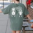 Chemistry Science Teacher I Think You'Re Overreacting Men Women Girls Kids Women's Comfort Colors T-Shirt Back Print Moss Chemistry Science Teacher I Think You'Re Overreacting Men Women Girls Kids Women's Comfort Colors T-Shirt Back Print Moss