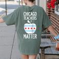 Chicago Teachers Matter Support Union Education Red For Ed Raglan Baseball Tee Women's Comfort Colors T-Shirt Back Print Moss Chicago Teachers Matter Support Union Education Red For Ed Raglan Baseball Tee Women's Comfort Colors T-Shirt Back Print Moss