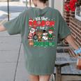 Christmas Sped Teacher Tis The Season For Inclusion Women Women's Comfort Colors T-Shirt Back Print Moss Christmas Sped Teacher Tis The Season For Inclusion Women Women's Comfort Colors T-Shirt Back Print Moss