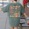 My Class Is Full Of Treble Makers Funny Music Teacher Groovy Men Women Girls Kids Women's Comfort Colors T-Shirt Back Print Moss My Class Is Full Of Treble Makers Funny Music Teacher Groovy Men Women Girls Kids Women's Comfort Colors T-Shirt Back Print Moss