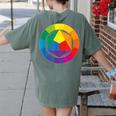 Color Wheel Palette Shirt Artist Painter Art Teacher Tshirt Women's Comfort Colors T-Shirt Back Print Moss Color Wheel Palette Shirt Artist Painter Art Teacher Tshirt Women's Comfort Colors T-Shirt Back Print Moss
