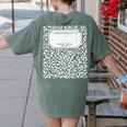Composition Notebook Matching Group Halloween Teachers Women's Comfort Colors T-Shirt Back Print Moss Composition Notebook Matching Group Halloween Teachers Women's Comfort Colors T-Shirt Back Print Moss