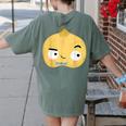 The Cool Bean Good Egg Teacher Halloween Costume Food Group Women's Comfort Colors T-Shirt Back Print Moss The Cool Bean Good Egg Teacher Halloween Costume Food Group Women's Comfort Colors T-Shirt Back Print Moss