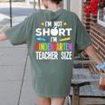 Cool Kindergarten Teacher Art For Men Women Preschool Kinder Women's Comfort Colors T-Shirt Back Print Moss