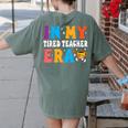 Cute Coffee Glass Face Happy Day In My Tired Teacher ERA For Men Women Women's Comfort Colors T-Shirt Back Print Moss Cute Coffee Glass Face Happy Day In My Tired Teacher ERA For Men Women Women's Comfort Colors T-Shirt Back Print Moss
