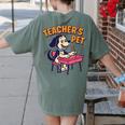 Cute Elementary School Student Dog Teacher's Pet Women's Comfort Colors T-Shirt Back Print Moss Cute Elementary School Student Dog Teacher's Pet Women's Comfort Colors T-Shirt Back Print Moss
