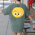 Cute Good Egg Teacher Halloween Costume Group The Big Cheese Women's Comfort Colors T-Shirt Back Print Moss