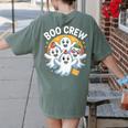 Cute Group Matching Teachers Halloween Women's Comfort Colors T-Shirt Back Print Moss Cute Group Matching Teachers Halloween Women's Comfort Colors T-Shirt Back Print Moss