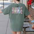 Dance Teacher Appreciation Dance Instructor Dancing Teacher Women's Comfort Colors T-Shirt Back Print Moss Dance Teacher Appreciation Dance Instructor Dancing Teacher Women's Comfort Colors T-Shirt Back Print Moss