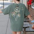 Dandelion Art Shirt For Artist Or Art Teacher Creative Art Women's Comfort Colors T-Shirt Back Print Moss