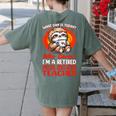 What Day Is Today Retired Special Education Teacher Women's Comfort Colors T-Shirt Back Print Moss What Day Is Today Retired Special Education Teacher Women's Comfort Colors T-Shirt Back Print Moss