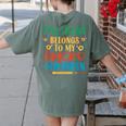 Daycare Children Childcare Provider Teacher PreK Nursery Women's Comfort Colors T-Shirt Back Print Moss